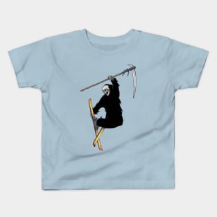 Ski or Die 🤘💀🎿 Kids T-Shirt